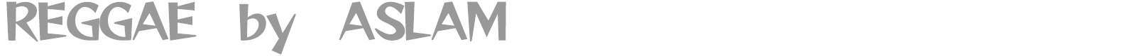 Reggae font preview